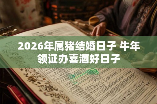 2026年属猪结婚日子 牛年领证办喜酒好日子 2026年属猪结婚日子 牛年领证办喜酒好日子