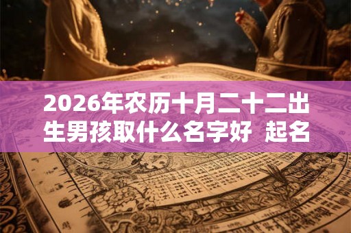 2026年农历十月二十二出生男孩取什么名字好 起名喜用字 2026年农历十月二十二出生男孩取什么名字好 起名喜用字
