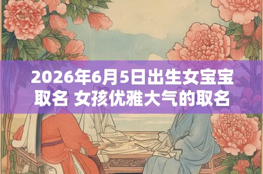 2026年6月5日出生女宝宝取名 女孩优雅大气的取名 2026年6月5日出生女宝宝取名 女孩优雅大气的取名