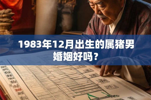 1983年12月出生的属猪男婚姻好吗？