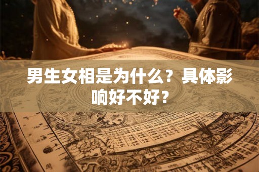 男生女相是为什么？具体影响好不好？