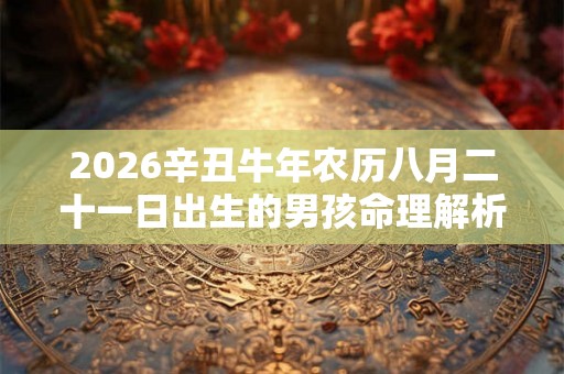 2026辛丑牛年农历八月二十一日出生的男孩命理解析！