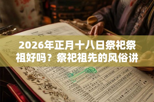 2026年正月十八日祭祀祭祖好吗?祭祀祖先的风俗讲究 2026年正月十八日祭祀祭祖好吗?祭祀祖先的风俗讲究