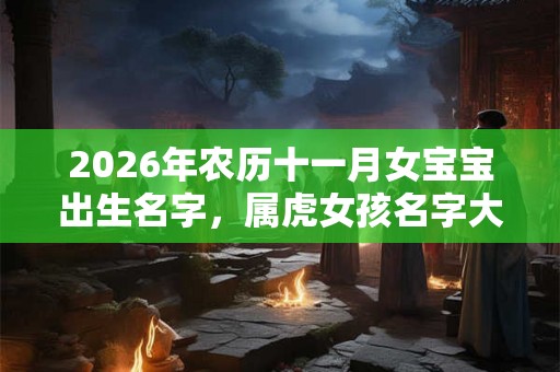2026年农历十一月女宝宝出生名字,属虎女孩名字大全 2026年农历十一月女宝宝出生名字,属虎女孩名字大全