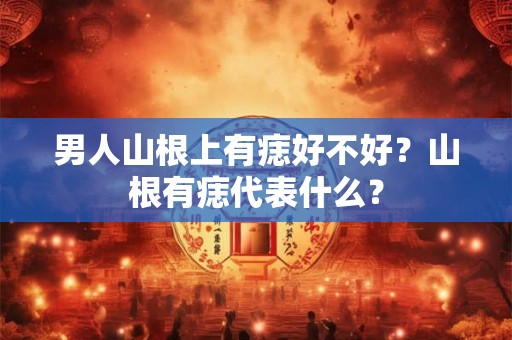 男人山根上有痣好不好？山根有痣代表什么？
