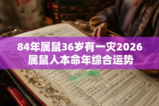 84年属鼠36岁有一灾2026 属鼠人本命年综合运势