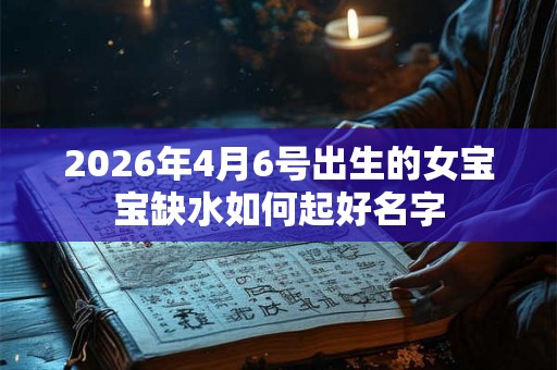 2026年4月6号出生的女宝宝缺水如何起好名字
