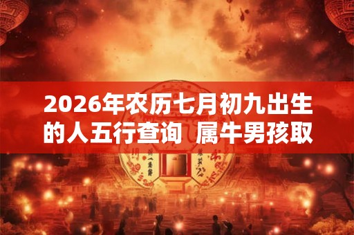 2026年农历七月初九出生的人五行查询  属牛男孩取名