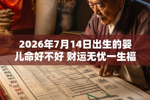 2026年7月14日出生的婴儿命好不好 财运无忧一生福报满满 2026年7月14日出生的婴儿命好不好 财运无忧一生福报满满