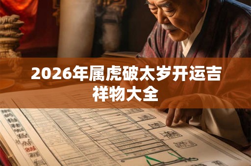 2026年属虎破太岁开运吉祥物大全 2026年属虎破太岁开运吉祥物大全