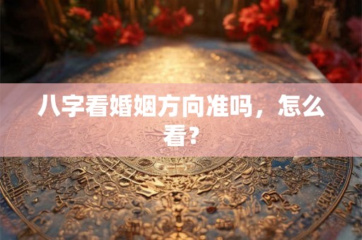 八字看婚姻方向准吗，怎么看？