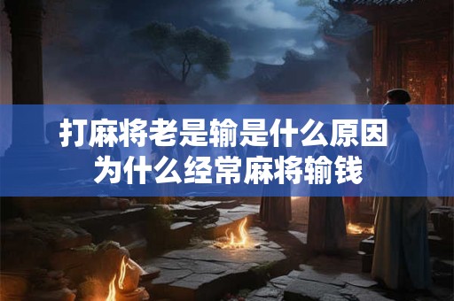 打麻将老是输是什么原因 为什么经常麻将输钱