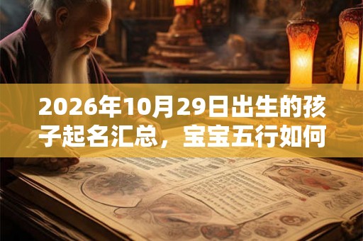 2026年10月29日出生的孩子起名汇总,宝宝五行如何? 2026年10月29日出生的孩子起名汇总,宝宝五行如何?