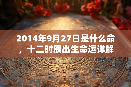 2014年9月27日是什么命,十二时辰出生命运详解 2014年9月27日是什么命,十二时辰出生命运详解