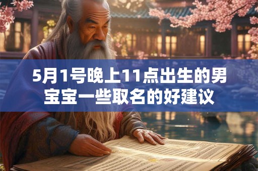 5月1号晚上11点出生的男宝宝一些取名的好建议