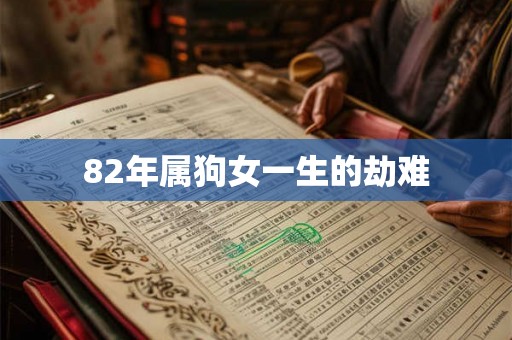 82年属狗女一生的劫难 82年属狗女一生的劫难