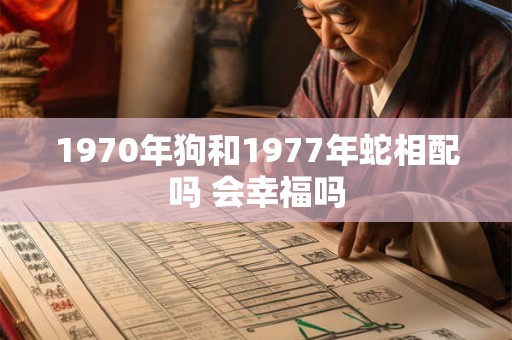 1970年狗和1977年蛇相配吗 会幸福吗