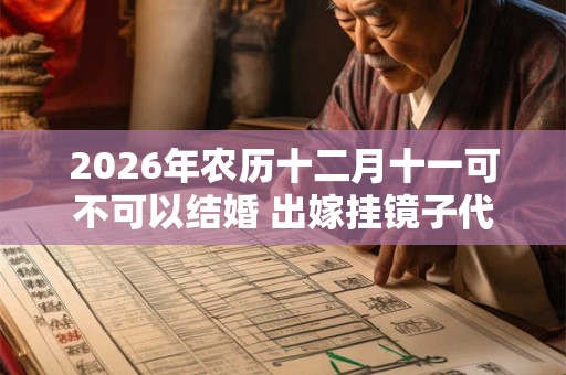 2026年农历十二月十一可不可以结婚 出嫁挂镜子代表什么 2026年农历十二月十一可不可以结婚 出嫁挂镜子代表什么