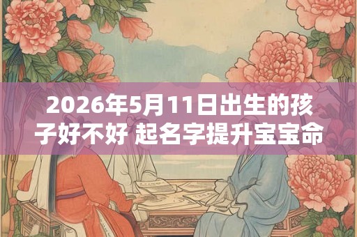 2026年5月11日出生的孩子好不好 起名字提升宝宝命格