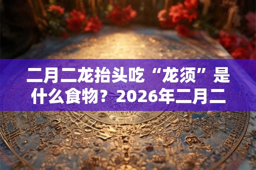 二月二龙抬头吃“龙须”是什么食物？2026年二月二是什么星座？