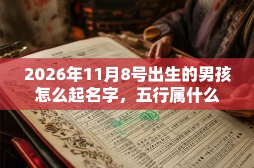 2026年11月8号出生的男孩怎么起名字,五行属什么 2026年11月8号出生的男孩怎么起名字,五行属什么