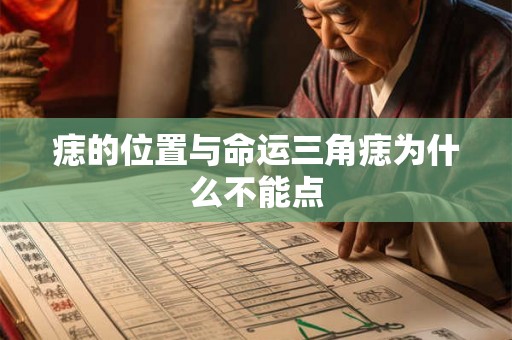 痣的位置与命运三角痣为什么不能点