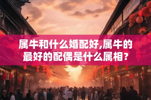 属牛和什么婚配好,属牛的最好的配偶是什么属相？