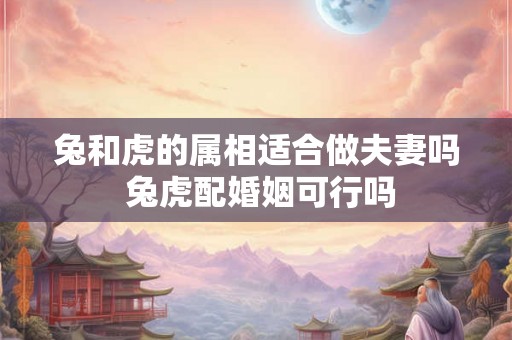 兔和虎的属相适合做夫妻吗 兔虎配婚姻可行吗 兔和虎的属相适合做夫妻吗 兔虎配婚姻可行吗