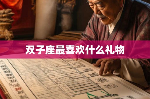 双子座最喜欢什么礼物