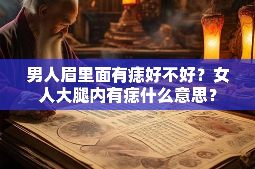 男人眉里面有痣好不好?女人大腿内有痣什么意思? 男人眉里面有痣好不好?女人大腿内有痣什么意思?