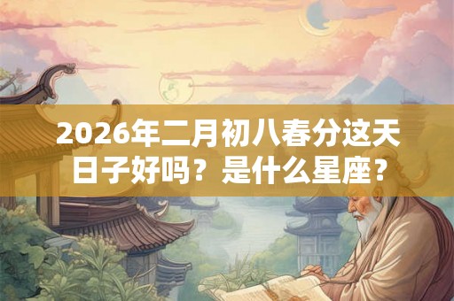 2026年二月初八春分这天日子好吗?是什么星座? 2026年二月初八春分这天日子好吗?是什么星座?