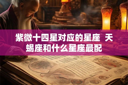 紫微十四星对应的星座  天蝎座和什么星座最配