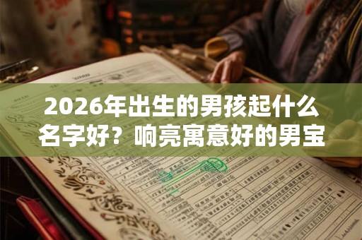 2026年出生的男孩起什么名字好?响亮寓意好的男宝宝名字 2026年出生的男孩起什么名字好?响亮寓意好的男宝宝名字