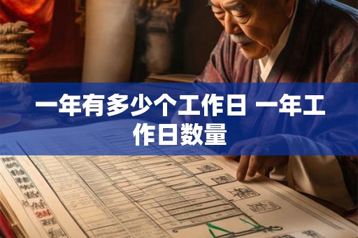 一年有多少个工作日 一年工作日数量
