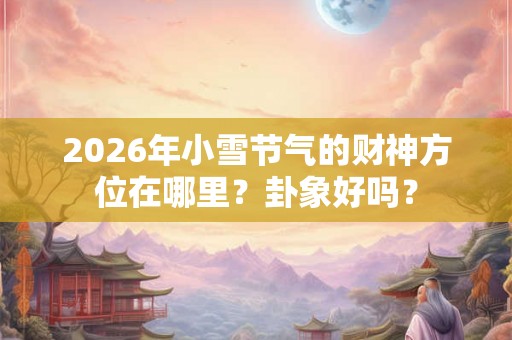 2026年小雪节气的财神方位在哪里?卦象好吗? 2026年小雪节气的财神方位在哪里?卦象好吗?