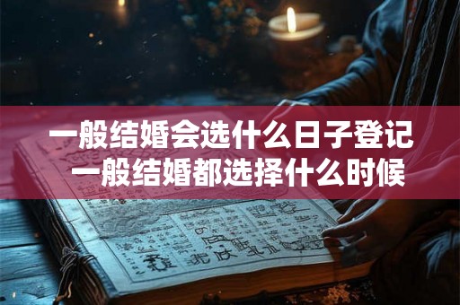一般结婚会选什么日子登记  一般结婚都选择什么时候