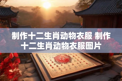 制作十二生肖动物衣服 制作十二生肖动物衣服图片