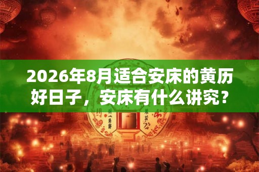 2026年8月适合安床的黄历好日子，安床有什么讲究？