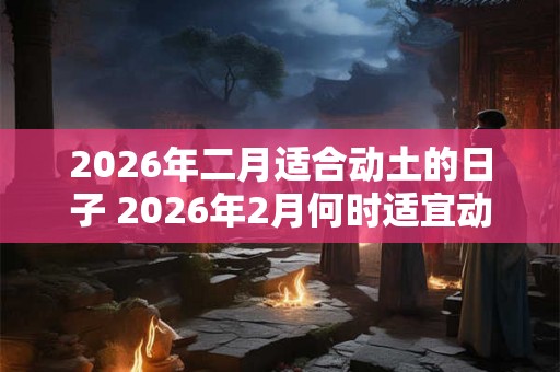 2026年二月适合动土的日子 2026年2月何时适宜动土