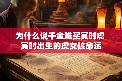 为什么说千金难买寅时虎 寅时出生的虎女孩命运
