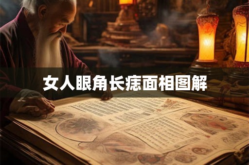女人眼角长痣面相图解
