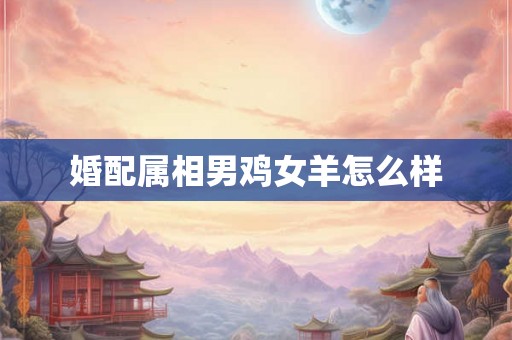 婚配属相男鸡女羊怎么样 婚配属相男鸡女羊怎么样