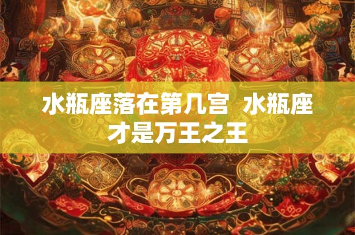 水瓶座落在第几宫  水瓶座才是万王之王