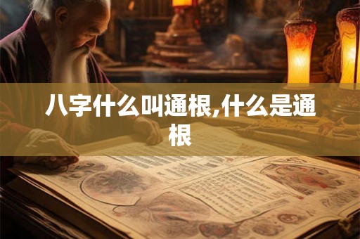 八字什么叫通根,什么是通根 八字什么叫通根,什么是通根