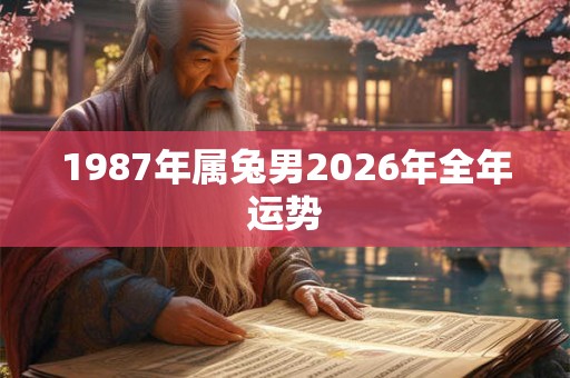 1987年属兔男2026年全年运势