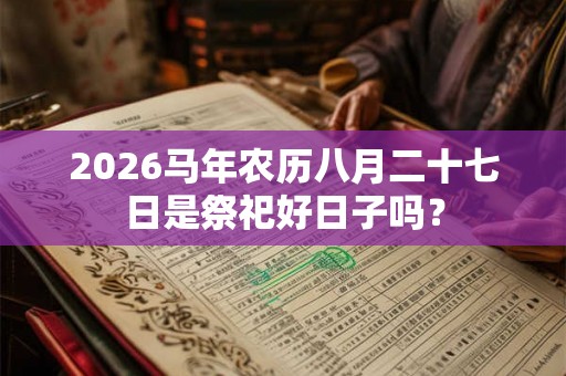 2026马年农历八月二十七日是祭祀好日子吗? 2026马年农历八月二十七日是祭祀好日子吗?