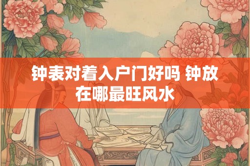 钟表对着入户门好吗 钟放在哪最旺风水