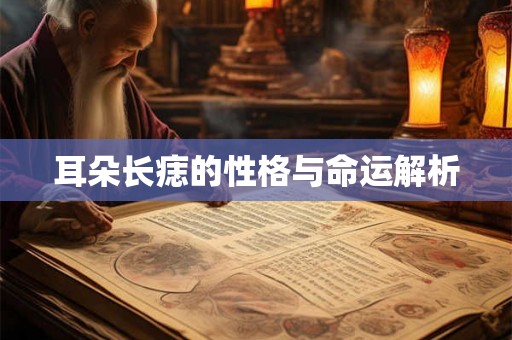 耳朵长痣的性格与命运解析