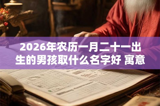 2026年农历一月二十一出生的男孩取什么名字好 寓意向上的名字推荐