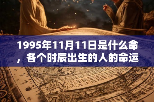 1995年11月11日是什么命，各个时辰出生的人的命运